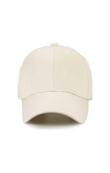 Eleven Markets Düz Renk Spor Gbardin Şapka Spor Cap Krem Eleven Markets Düz Renk Spor Gbardin Şapka Spor Cap Krem