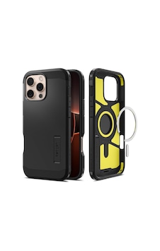 İphone 16 Pro Max İle Uyumlu Magsafe Kılıf Tough Armor Mag Fit Black - Acs08013