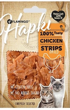 Flamingo Hapki Tavuklu Glutensiz Şerit Kedi Ödülü 50 G Flamingo Hapki Tavuklu Glutensiz Şerit Kedi Ödülü 50 G