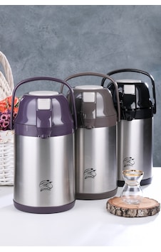 Ckr-2007 2.5lt Pompalı Çelik Termos Çok Renkli Ckr-2007 2.5lt Pompalı Çelik Termos Çok Renkli