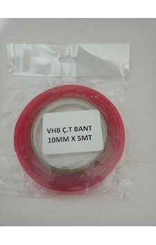 İtibar Silikonlu Çift Taraflı Montaj Bandı10mmx5mm