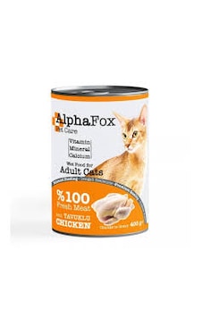 Alpha Fox Tavuk Etli Kedi Konservesi 400 G