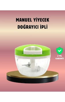 Manuel Mutfak Doğrayıcısı Kolay Temizlenebilir Çok Renkli