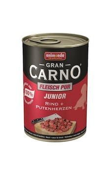 Animonda Gran Carno Sığır Etli ve Hindi Yürekli Konserve Yavru Köpek Maması 400 G