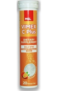 Msl Vimex C Plus Üçlü Etki 20 Efervesan Tablet -11-