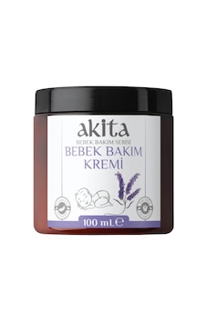 Akita % 100 Doğal Bebek Bakım Kremi Lavanta 100 Ml