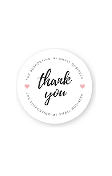 Sticker 1 - Thank You 4x4 Cm - 66 Adet Sticker 1 - Thank You 4x4 Cm - 66 Adet