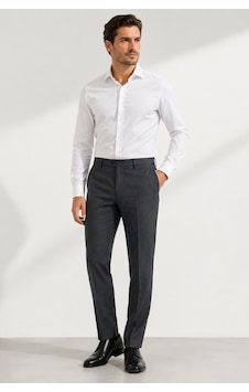 Bihan Store Erkek Regular Fit Kumaş Pantolon - Rahat Kesim, Esnek Kumaş, Pilesiz 008-füme Bihan Store Erkek Regular Fit Kumaş Pantolon - Rahat Kesim, Esnek Kumaş, Pilesiz 008-füme