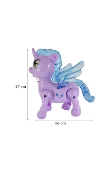 Işıklı Sesli Pilli Yürüyen At Oyuncağı Pony Oyuncağı Pembe Ve Mor Işıklı Sesli Pilli Yürüyen At Oyuncağı Pony Oyuncağı Pembe Ve Mor