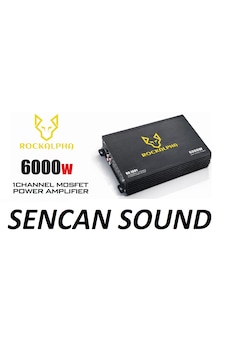 Rockalpha Ra-1000.1 6000watt Mono Anfi - Sencan Sound Rockalpha Ra-1000.1 6000watt Mono Anfi - Sencan Sound