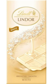 Lindt Lindor Irresistibly Smooth White Chocolate 100 G Lindt Lindor Irresistibly Smooth White Chocolate 100 G