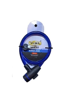 Yuma Ym-751 80 Cm 12 Mm Bisiklet Kilidi Beyaz - Siyah