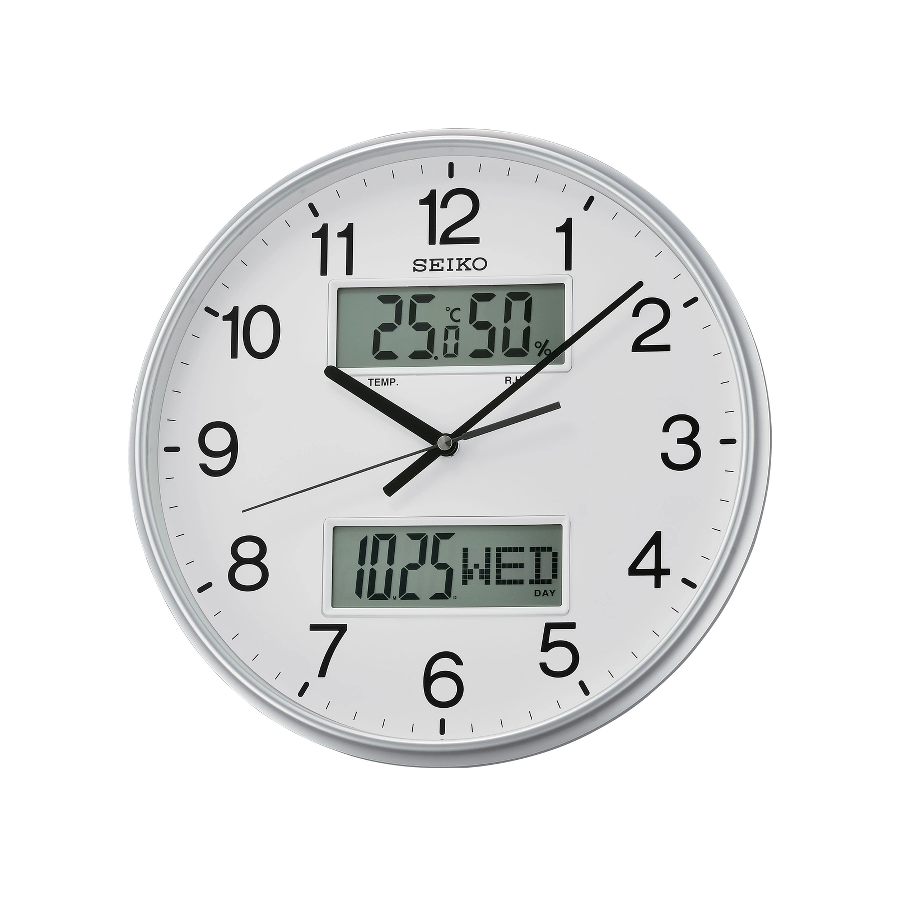 Seiko Clock Qxl013s Duvar Saati Beyaz