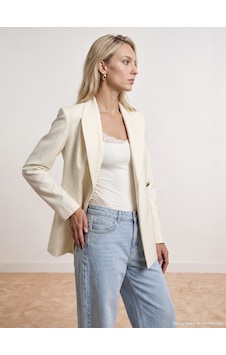 Dilvin 60814 Gold Düğmeli Blazer-ekru Dilvin 60814 Gold Düğmeli Blazer-ekru