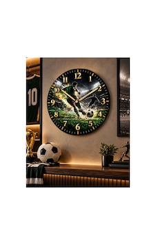 Futbol Temalı Duvar Saati 45 Cm Futbolcu Futbol Sahası Spor Kulübü Uv Baskı Sessiz Akar Mekanizma 946 Futbol Temalı Duvar Saati 45 Cm Futbolcu Futbol Sahası Spor Kulübü Uv Baskı Sessiz Akar Mekanizma 946