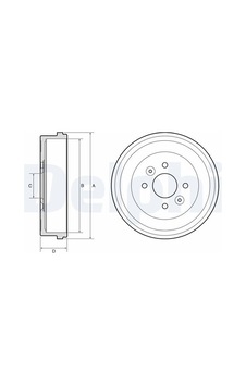 Delphı Bf658 Fren Kampanası Arka Renault Clıo V 19 Kangoo Iıı 23 432068931r - Delphı Bf658 Fren Kampanası Arka Renault Clıo V 19 Kangoo Iıı 23 432068931r -