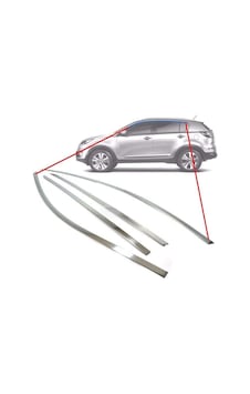 Kia Sportage 2010 2014 Cam Üst Çıtası Krom