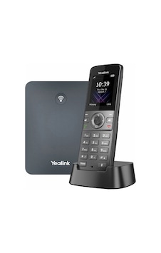 Yealınk W73p, W73h Dect Telefon İle W70b Baz İstasyonu, Kablosuz Ip Telefon, Siyah, 1.8" Renkli Ekra