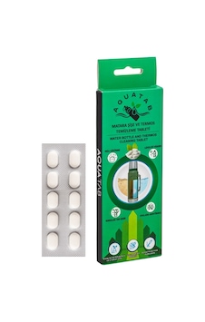 Aquatab A002-2 Matara, Şişe Ve Termos Temizleme Tableti, 3 Gr, 10 Tablet Beyaz