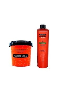 Morfose Mavi Toz Saç Açıcı Oryal 1 KG Ve 20 Vol Oksidan 1 L
