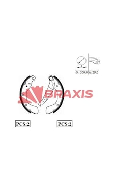 Braxıs Ac0054 Arka Fren Balatasi 1605041 1605052 1605811 Braxıs Ac0054 Arka Fren Balatasi 1605041 1605052 1605811