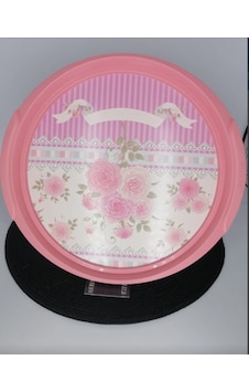 Hrv 061-804 Tepsi Mika Desenli 1x24 Çok Renk
