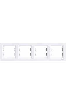 Schneider Electric Eph5800421 Asfora Beyaz Dörtlü Yatay N11.1145 Schneider Electric Eph5800421 Asfora Beyaz Dörtlü Yatay N11.1145