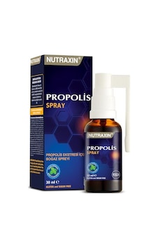 Nutraxin Propolis Ekstresi İçeren Boğaz Spreyi 30 Ml Nutraxin Propolis Ekstresi İçeren Boğaz Spreyi 30 Ml