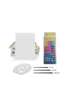Guaj Boya Seti 25X35 Tuval N11.119 Çok Renkli