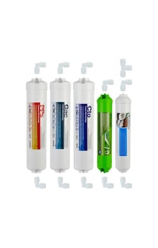 Su Arıtma Cihazı Filtresi 5'li Set Paket Aşama Membransız