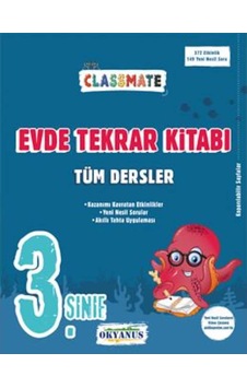 Okyanus 3.Sınıf Classmate Tüm Dersler Evde Tekrar Kitabı Okyanus 3.Sınıf Classmate Tüm Dersler Evde Tekrar Kitabı