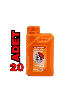 Petrol Ofisi Hidrolik Dot 4 Hidrolik Fren Yağı  20 x 500 ML