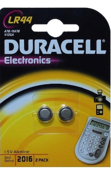 Duracell Lr44/ag13/a76 1.5 Volt Alkalin Pil 2'li Paket Duracell Lr44/ag13/a76 1.5 Volt Alkalin Pil 2'li Paket