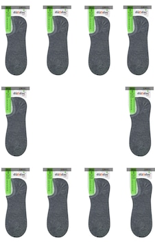 Dündar Çorap Dündar 10'lu Bambu Erkek Sneaker Çorap Solmaz Burun Dikişsiz Gri Dündar Çorap Dündar 10'lu Bambu Erkek Sneaker Çorap Solmaz Burun Dikişsiz Gri