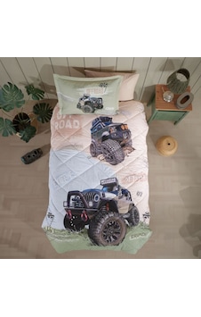 Tek Kişilik Ranforce Genç Desen Yorgan Seti Off Road Çok Renkli Tek Kişilik Ranforce Genç Desen Yorgan Seti Off Road Çok Renkli