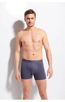 Kolcu Erkek Likralı Boxer K1340 - Füme Füme