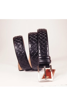 Beldekemer Sk35051001 Klasik Erkek Siyah Deri Kemer 3.5 Cm Eninde