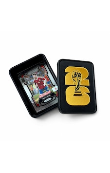 Dünya Kupası/world Cup Kart Saklama Kutusu Panini Kartlarıyla Uyumludur Altın - Siyah