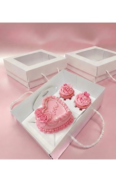 2+1 Bento&cupcake Kutusu 25x17x11 2+1 Bento&cupcake Kutusu 25x17x11