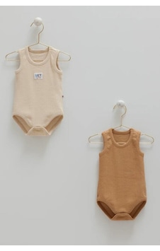 Caramell %100 Pamuk 2'li Atlet Body Bej Crml.bej.be2085 Caramell %100 Pamuk 2'li Atlet Body Bej Crml.bej.be2085