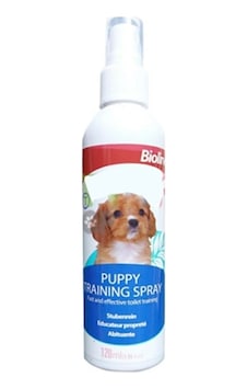 Bioline Köpek için Tuvalet Eğitim Spreyi 120 ML Bioline Köpek için Tuvalet Eğitim Spreyi 120 ML