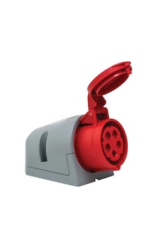 Mete Enerji 406607V 5x16A Ip44 Duvar Prizi Eğik Gövdeli Vidalı Bağlantı 380 415 V Mete Enerji 406607V 5x16A Ip44 Duvar Prizi Eğik Gövdeli Vidalı Bağlantı 380 415 V