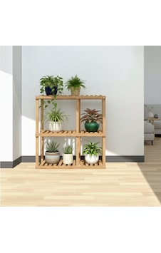 100x100 Cm Masif Ahşap Çiçeklik Standı - Kahve & Bej Renk Seçenekli Çok Katlı Saksılık Kahverengi 100x100 Cm Masif Ahşap Çiçeklik Standı - Kahve & Bej Renk Seçenekli Çok Katlı Saksılık Kahverengi