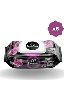 Papilion Islak Havlu 100'lü Aroma Terapy - 6 Adet Papilion Islak Havlu 100'lü Aroma Terapy - 6 Adet