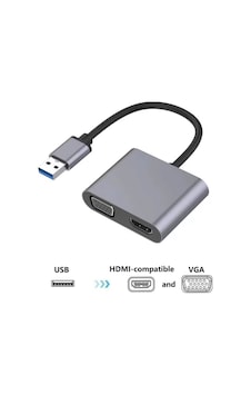 Usb To Hdmi+vga 1080 P Hd09 Zr650 Usb To Hdmi+vga 1080 P Hd09 Zr650