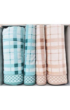 Özdilek Weave Bej-yesıl Best Set Hamam Takımı Çok Renkli