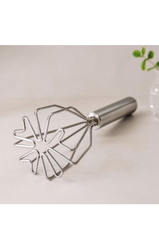 Kalp Şekilli Metal Patates Ezici 26 Cm Krom Saplı, 9 Cm Başlık Renkli