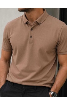Bys Beystil Erkek Camel Polo Yaka Düğmeli T-şhirt 263461 Bys Beystil Erkek Camel Polo Yaka Düğmeli T-şhirt 263461