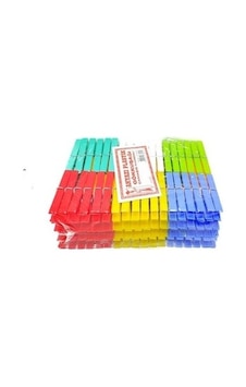 Plastik Gökkuşağı Mandal 144 Parça 4887 Renkli Plastik Gökkuşağı Mandal 144 Parça 4887 Renkli