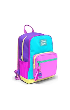 Coral High İlkokul Ve Ortaokul Sırt Çantası - Kız Çocuk, Mor Yeşil Pembe Çok Renkli, Dört Bölmeli Çok Renkli Coral High İlkokul Ve Ortaokul Sırt Çantası - Kız Çocuk, Mor Yeşil Pembe Çok Renkli, Dört Bölmeli Çok Renkli